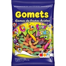GOMITAS ACIDAS ANILLOS GOMET 600 GRS
