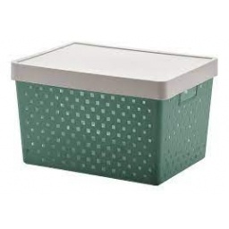 ORGANIZADOR CALADO CTAPA QUADRATTA VERDE 39 X 29 X 24 CM