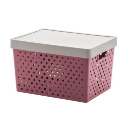 ORGANIZADOR CALADO CTAPA QUADRATTA ROSA 39 X 29 X 24 CM PARAMOUNT