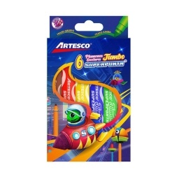 Marcadores Artesco Gruesos Jumbo x 6 unds